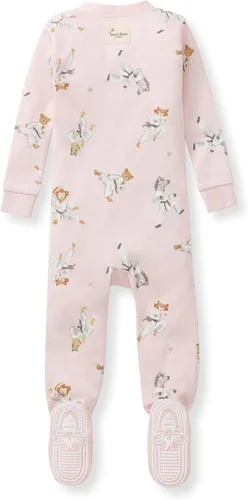 Miniatura 52 de Burt's Bees Baby Pijama para bebé niña, 100% algodón orgánico, pijama de una pieza, overol diagonal con cremallera, ajuste cómodo