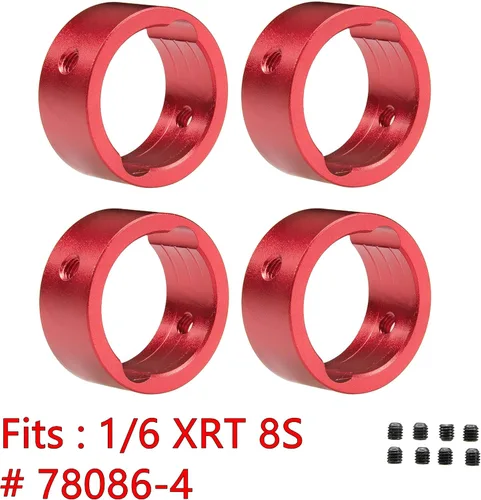 Miniatura 2 de Anillo de refuerzo de taza de transmisión X-MAXX XRT de aluminio, anillo de refuerzo Funda de copa de transmisión diferencial para 1/5 X-MAXX 1/6