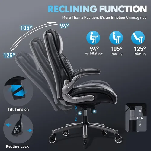 Miniatura 4 de Silla de oficina resistente con respaldo alto