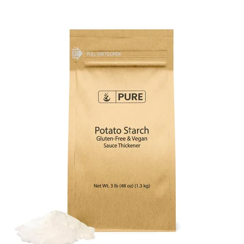 Miniatura 13 de Pure Original Ingredients Almidón de patata (1 galón) Alternativa de trigo y maíz, sin OMG, espesante para hornear y cocinar