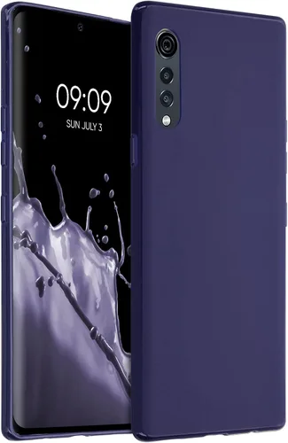 Miniatura 11 de kwmobile Funda compatible con LG Velvet Case - Funda protectora de silicona TPU suave y delgada - Negro mate