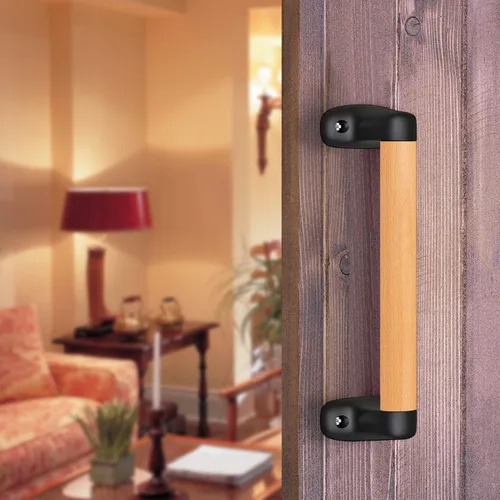 Miniatura 4 de SELEWARE Mango de seguridad para patio de recreo de 12 pulgadas, mango de agarre de madera para niños, mango de agarre para casa de juegos, casa