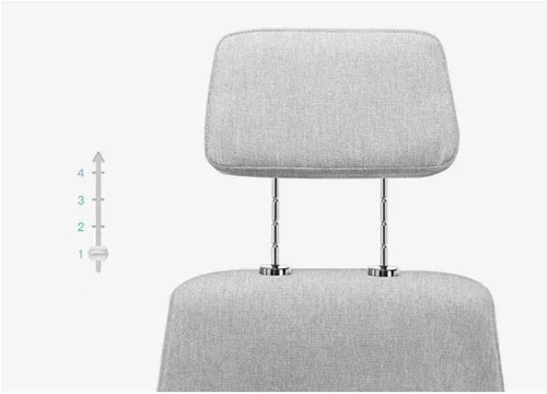 Miniatura 5 de Silla de ocio de moda minimalista Silla de computadora Silla giratoria Silla de oficina de algodón y lino