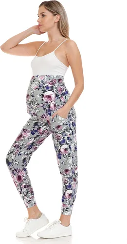 Miniatura 85 de Leggings Depot Pantalones de maternidad para mujer, sobre el vientre, pantalones deportivos casuales para descansar