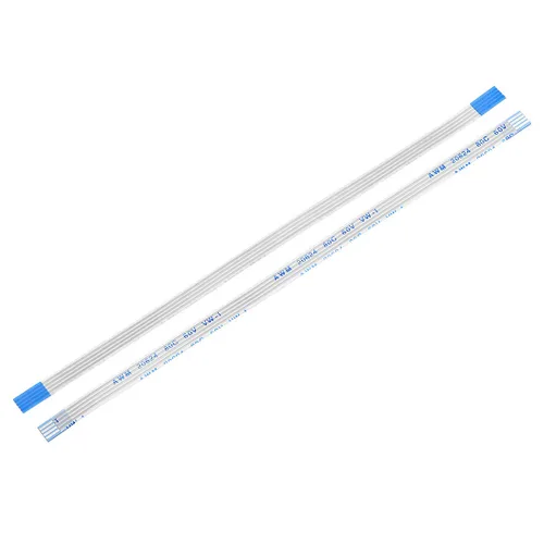 uxcell Cable plano flexible, 5.906 in, 0.039 in, 4 pines, FPC FFC, cable de cinta flexible para TV LCD, audio de automóvil, reproductor de DVD, 10