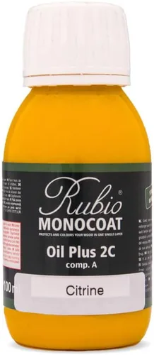 Miniatura 98 de Rubio Monocoat Muestra de Acabado de Aceite para Madera - Puro Aceite Plus Parte A Aceite de Linaza de Secado Rápido y Ecológico para Uso Pure