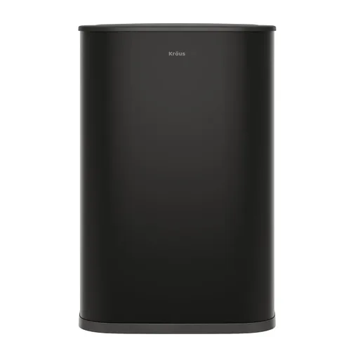 Miniatura 23 de Kraus GarbagePro Bote de basura rectangular de 13 galones manos libres con sensor de movimiento operado por batería en acabado negro mate con tapa