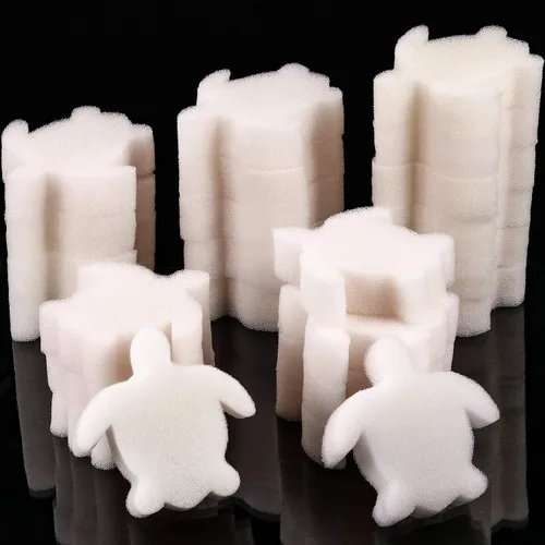 Miniatura 11 de Chuangdi 24 esponjas para bañera de hidromasaje, absorción de espuma de aceite de tortuga para spa y piscina (azul)