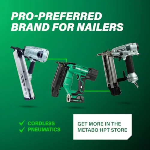 Miniatura 12 de Clavodora Metabo HPT, Clavadora Neumática Preferida por Profesionales y Herramienta de Enmarcado para Pisos, Cubiertas y Más, Válvula de Cilindro
