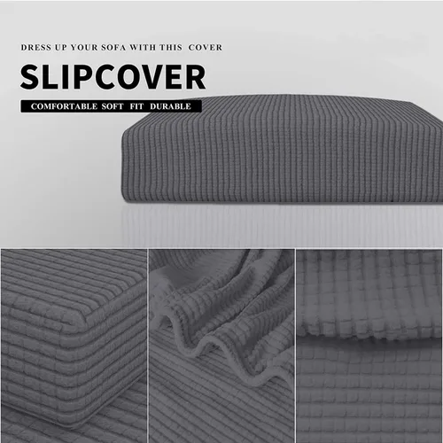 Miniatura 3 de EFELIM Fundas de cojín elásticas para cabina de comedor de autocaravana, funda elástica para sofá de 2 asientos, protector de muebles para caravana