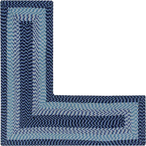 Miniatura 35 de La colección Better Trends Alpine Braid es una alfombra reversible para interiores duradera y resistente a las manchas 100% polipropileno