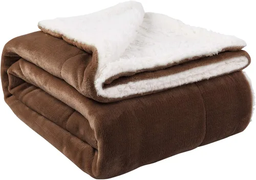 Miniatura 70 de NANPIPER Manta Sherpa para bebé, cálida manta de forro polar suave para recién nacido para invierno (gris claro, 30 x 40 pulgadas)