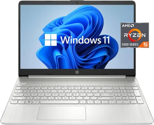 HP Pavilion Laptop FHD de 15.6 pulgadas (último modelo 2022), AMD Ryzen 5 5500U (Beats i7-11370H), 16 GB de RAM, SSD PCIe NVMe M.2 de 1 TB, delgada