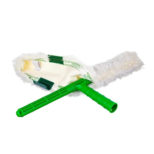 Miniatura 4 de Unger Commercial Original StripWasher de 18 pulgadas con mango – Funda de microfibra de alta absorción y barra en T para pozo de agua para ventanas