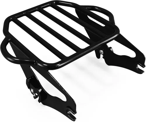 Portaequipajes desmontable de tamaño King de 2 arribas, se adapta a Harley Touring Street Glide/Road King/Road Glide/Electra Glide/CVO/Ultra Limited