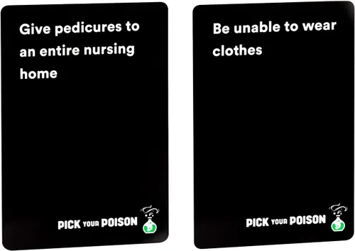 Miniatura 5 de Pick Your Poison After Dark Party Game - El juego de cartas para adultos "¿Qué Preferirías Hacer?" para estudiantes universitarios, juego de fiesta