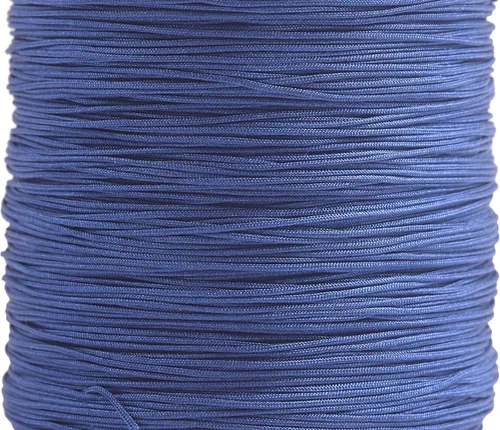 Miniatura 160 de KONMAY 1 rollo de cuerda de nailon para hacer pulseras de 150 yardas, trenzado de nailon Shamballa Macramé/cordón de cuentas de 0.4mm, cordón