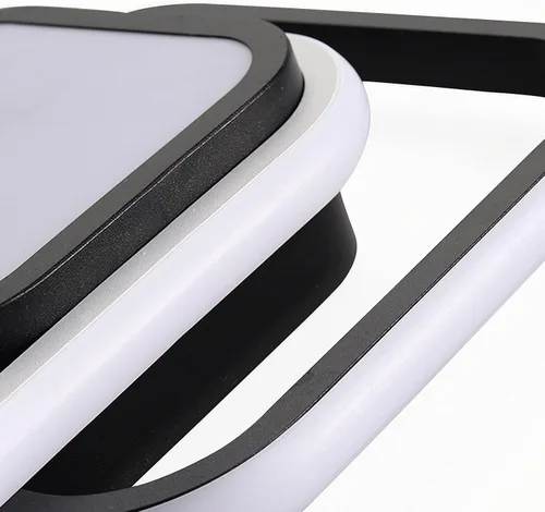 Miniatura 6 de TFCFL Lámpara de techo LED cuadrada de 10 pulgadas, lámpara de techo moderna de 21 W, luces de pasillo, accesorios de iluminación, pantalla acrílica
