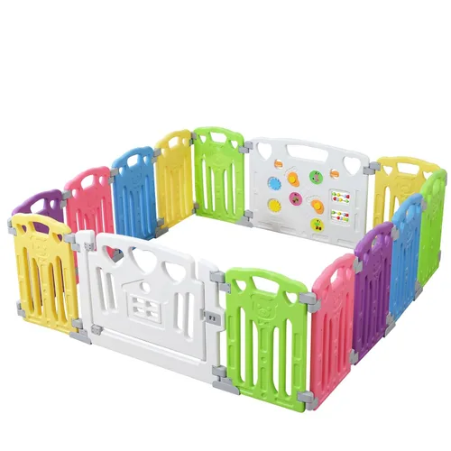 Miniatura 10 de Corralito para bebés, centro de actividades para niños, patio de juegos seguro, para interiores y exteriores, nuevo bolígrafo