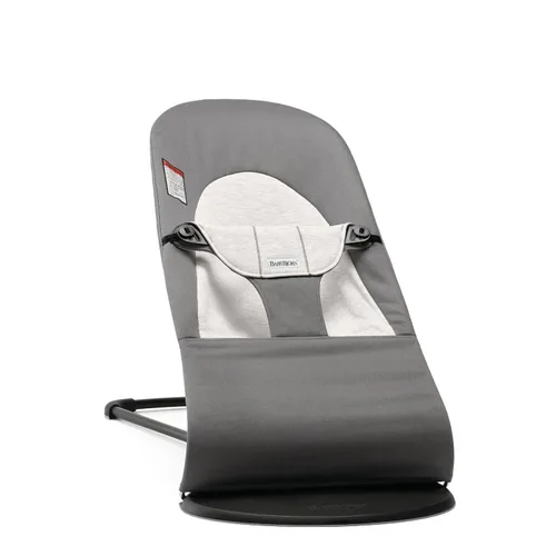 Miniatura 22 de BabyBjörn Bouncer Balance Suave, beige claro, tejido/jersey, tritela Asiento gorila ajustable 2 en 1 para bebé y silla para niños pequeños, recién