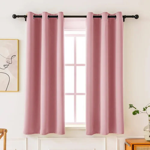 Miniatura 42 de Pickluc Cortinas Opacas Azul Marino para Sala de Estar, Cortinas Bloqueadoras de Luz con Ojales, Aislamiento Térmico, Reducción de Ruido, 52 Azul