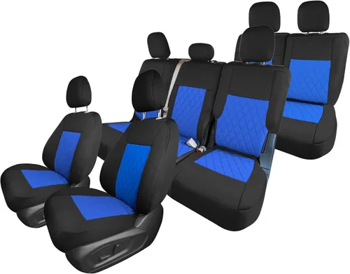 Miniatura 23 de FH Group Fundas de asiento de automóvil de ajuste personalizado hechas específicamente para la base Ford Explorer 2020-2024, fundas de asiento