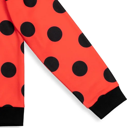 Miniatura 5 de Miraculous Mariquita Cosplay Sudadera con capucha estampada con cremallera