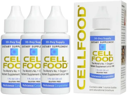 Miniatura 11 de Cellfood Aumento de Oxígeno - 1 fl oz, Paquete de 5 - Suplemento de oxígeno líquido para drenaje linfático, enfermedad de altitud, jet lag, fatiga