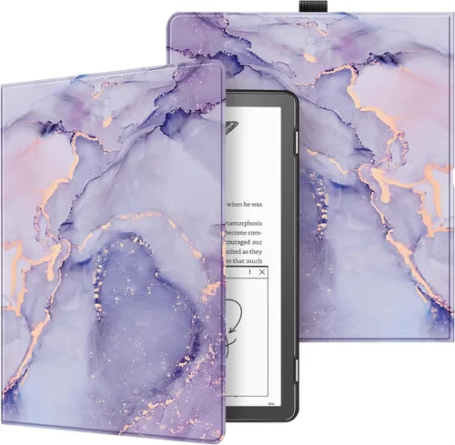 Miniatura 15 de Fintie Slimshell - Funda para Kindle Scribe de 10.2 pulgadas (versión 2024/2022) – Funda delgada y ligera de piel sintética de alta calidad, apagado