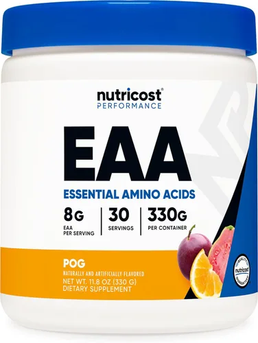 Miniatura 9 de Nutricost EAA Polvo 30 porciones (frambuesa azul) - Aminoácidos esenciales - Sin OMG, sin gluten, apto para vegetarianos