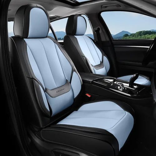 Miniatura 21 de Coverado Juego completo de fundas de asiento de automóvil, fundas de asiento para automóviles, fundas de asiento de coche beige para asientos
