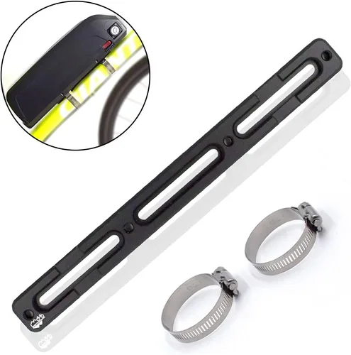Miniatura 5 de DRIFT MANIAC Kit de conversión Ebike para adaptador de batería, montaje en bastidor, aluminio negro