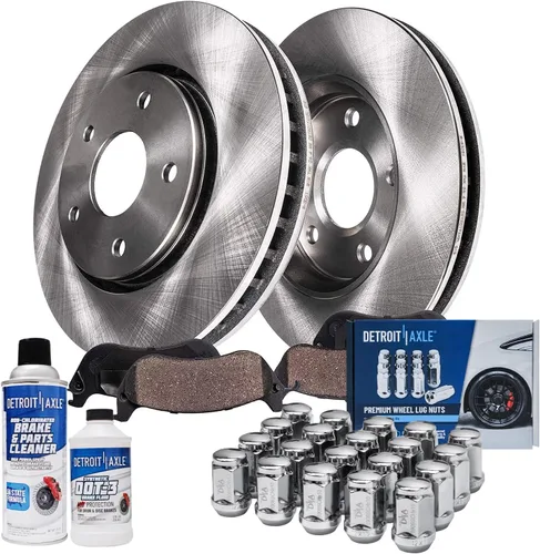 Miniatura 83 de Detroit Axle - Rotores de freno para Chrysler 200 2015 2016 2017, Rotores de freno de disco de reemplazo: 12.01" pulgadas delantero y 10.95