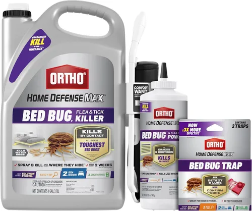 Miniatura 11 de Ortho Home Defense Max Bed Bug & Flea Killer Powder – Pulgas y chinches en polvo, aplicar a grietas y grietas en marcos de cama y de ventana