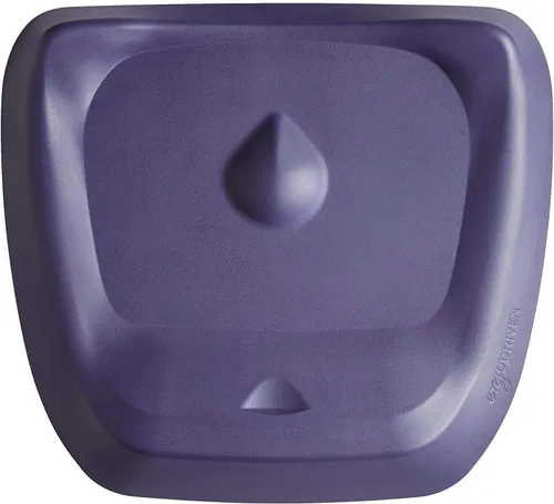 Miniatura 8 de Ergodriven Topo Comfort Mat Alfombrilla antifatiga para escritorio de pie Calc Terrain Azul mezclilla