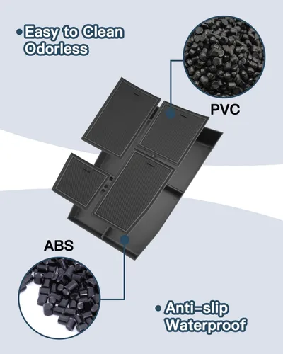 Miniatura 5 de Organizador de consola inferior compatible con Nissan Rogue (S/SL/SV/Platinum) 2021 2022 2023 2024 2025 2026 Nissan Rogue (S/SL/SV/Platinum) Bandeja