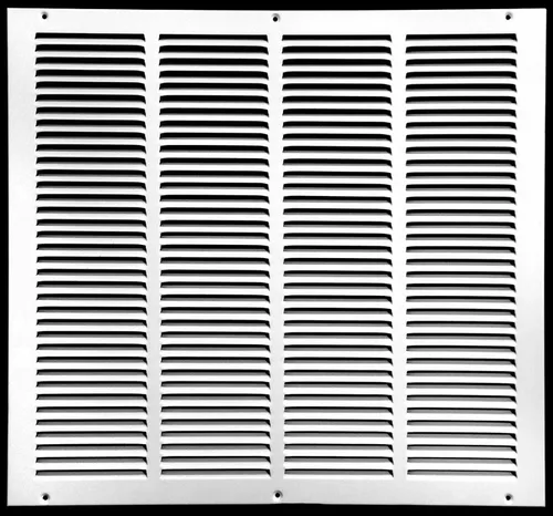 Miniatura 32 de HVAC Premium 30' x 10' [Abertura de conducto] Rejilla de aire de retorno de acero estampado plano - Pared lateral y techo - Cubierta de conducto