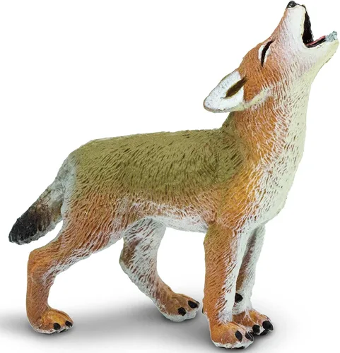 Safari Ltd. Coyote - Figura de modelo realista de 2.5 pulgadas, juguete educativo para niños, niñas y niños a partir de 1 año