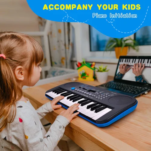 Miniatura 2 de Lexington EK3282 - Teclado de piano eléctrico digital portátil de 32 teclas, mini teclado musical para regalo para niños (negro)