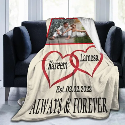 Miniatura 8 de Manta personalizada con foto de regalo para papá y abuelo, mejor regalo del día del padre, Halloween, Navidad, Año Nuevo de parte de hija, hijo
