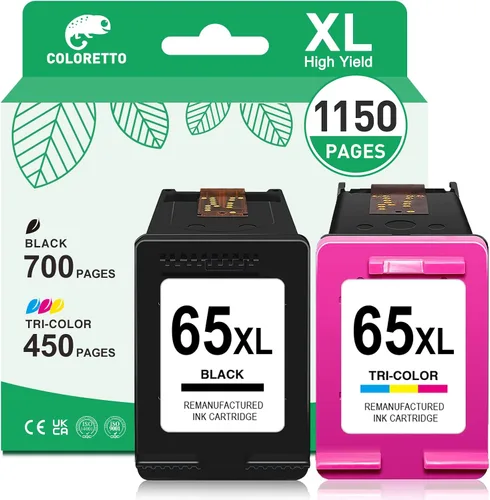 65XL para HP 65 cartuchos de tinta negro/color Combo Pack para Deskjet 3700 3755 3752 Envy 5055 5052 Deskjet 2652 2600 2655 2636 2622 2621 2620 3720