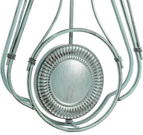 Miniatura 7 de CLXEAST Reloj de pared con péndulo de metal de 20 pulgadas, funciona con pilas, relojes de pared grandes para decoración de sala de estar, acabado