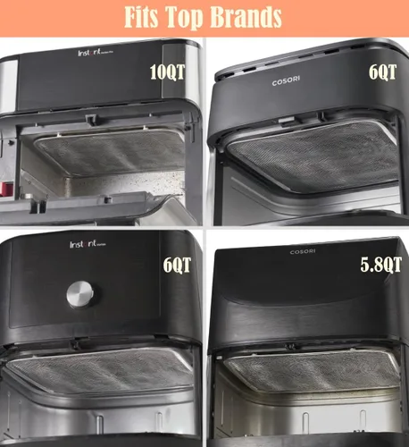 Miniatura 7 de Cubiertas magnéticas de bobina para salpicaduras, compatible con Cosori TurboBlaze 6-6.8QT Instant Pot 6/10T Air Fryer - Protección del elemento