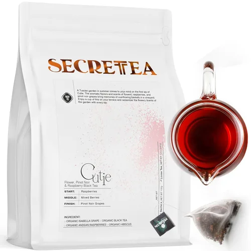 Miniatura 28 de Té suelto Pu-erh de cacao orgánico I POWERFUL Detox Immune I Heart & Digestion Support, paquete a granel de 12 oz Por T SECRETEA, Treasure Box