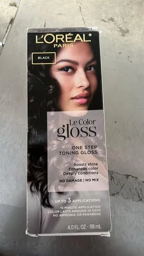 Miniatura 21 de L'Oreal Paris Le Color One Step Toning Hair Gloss, Castaño Frío, 4 onzas Fresco Morena
