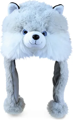Miniatura 23 de DolliBu Gorro de felpa – Gorro de peluche de forro polar súper suave con orejeras, acogedor sombrero de invierno cálido para niños – Talla única