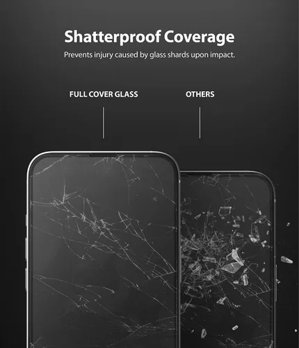 Miniatura 6 de Ringke Protector de pantalla de vidrio de cubierta completa compatible con iPhone 13 Pro Max, antiarañazos, compatible con fundas, cobertura