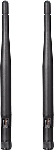 Bingfu Antena WiFi de doble banda 2.4GHz 5GHz 5.8GHz 3dBi RP-SMA Reemplazo de antena macho (paquete de 2) para enrutador WiFi, tarjeta de red