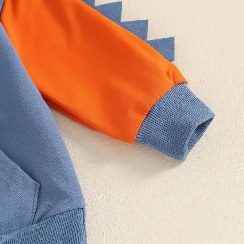 Miniatura 112 de Conjunto de ropa de otoño e invierno para bebé y niño, sudadera larga con capucha y pantalones para niños pequeños, 6, 12, 18, 24 meses, 2T