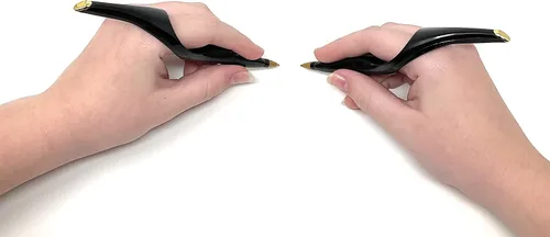 Miniatura 3 de Grandee Ring Pen Bolígrafo ergonómico con 2 recambios (tinta negra)